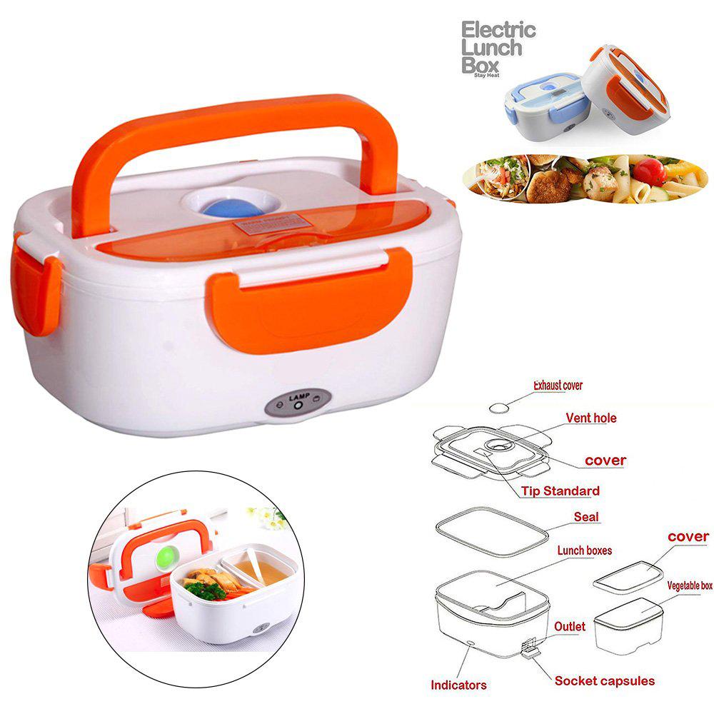 Electric lunch box with multiple tiers and heating function Electric lunch box with multiple tiers and heating function